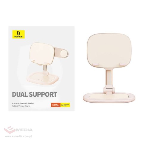 Stojak na tablet/telefon Baseus Seashell (różowy)