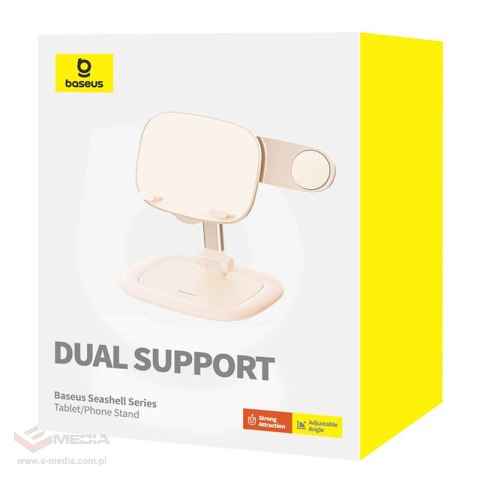 Stojak na tablet/telefon Baseus Seashell (różowy)