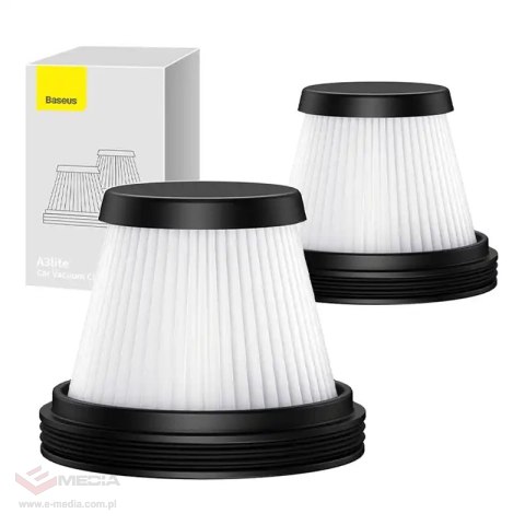 Filtr do odkurzacza samochodowego Baseus A3lite 2 szt (czarny)