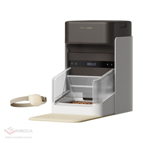 Inteligentny dozownik karmy Petlibro RFID z obrożą, 3L