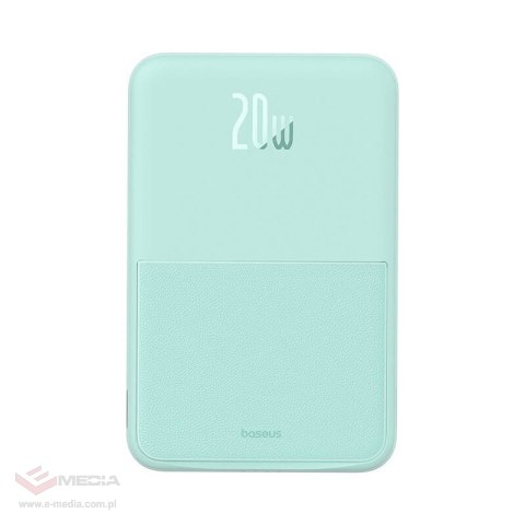 Powerbank magnetyczny Baseus MagPro Magnetic 5000mAh 20W, magsafe (miętowy)