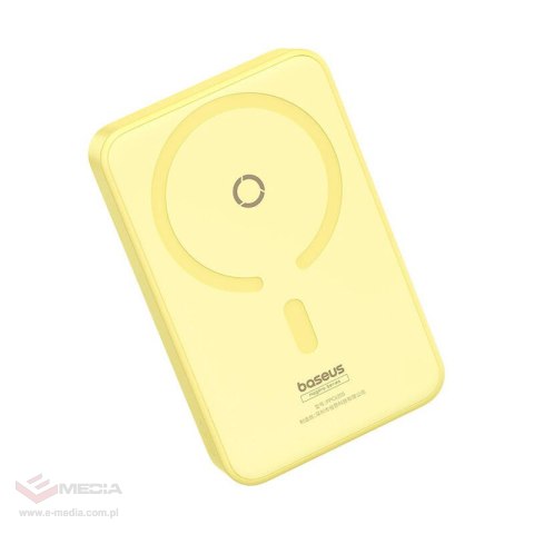 Powerbank magnetyczny Baseus MagPro Magnetic 5000mAh 20W, magsafe (żółty)