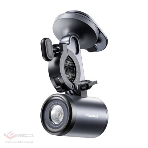 Uchwyt rowerowy BASEUS PrimeTrip 2w1 z latarką (czarny)