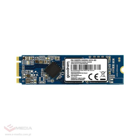 Dysk SSD Goodram 480 GB S400U SATA III M.2 2280