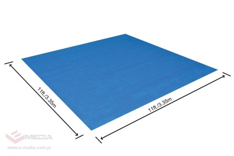 Mata pod basen ogrodowy 305cm/10FT BESTWAY 335x335cm