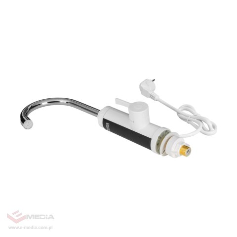 Przepływowy podgrzewacz wody - bateria kuchenna biała