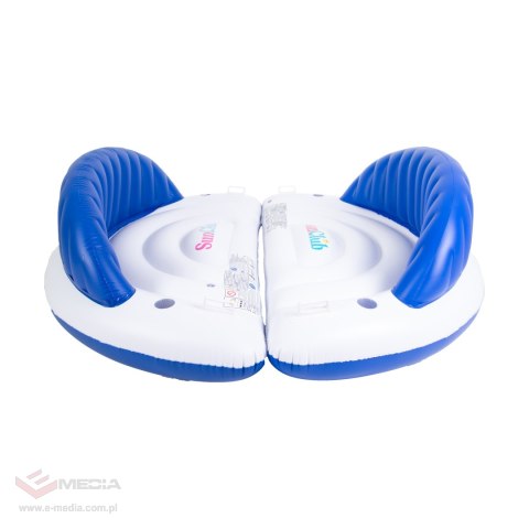 Duży materac basenowy z oparciem SUNCLUB