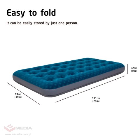 Materac dmuchany pojedynczy AVENLI 191x73x22