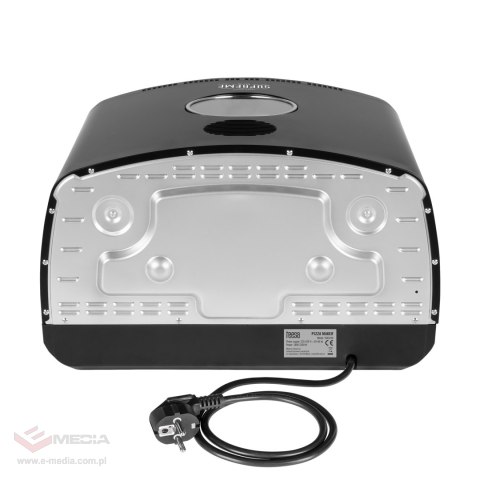 Piec do pizzy SUPREME ELITE 2200 W, 450 stopni, dwie grzałki, okno, LED, 33 cm, różna programy pieczenia