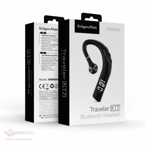 Słuchawka Bluetooth Kruger&Matz Traveler K17