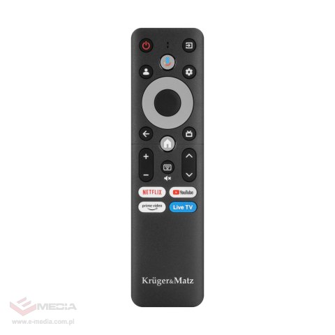 Telewizor Kruger&Matz 32" HD Google TV 5.0, DVB-T2/S2/T/C H.265 HEVC