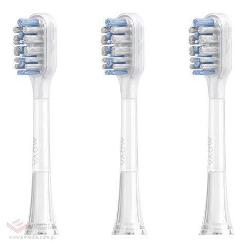 Końcówka do szczoteczki MOVA ABHS 3szt. (biała)