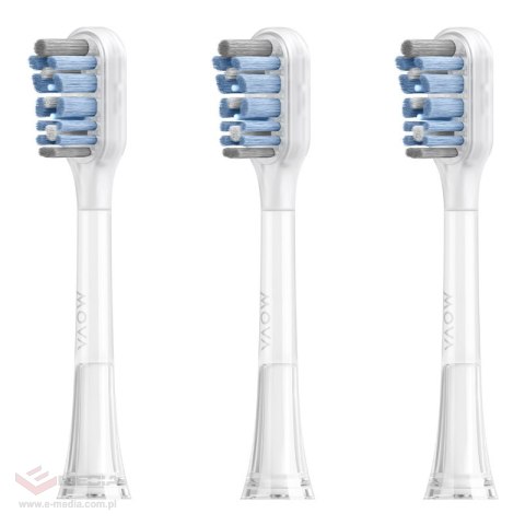 Końcówki do szczoteczki MOVA ABH3 3 szt. (biała)