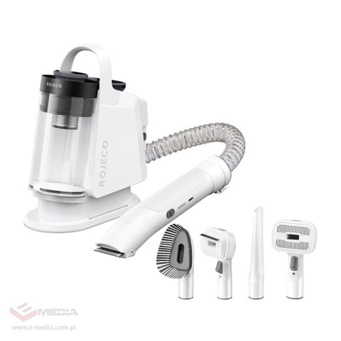 Zestaw do pielęgnacji sierści / Odkurzacz 4w1 Rojeco (biały)