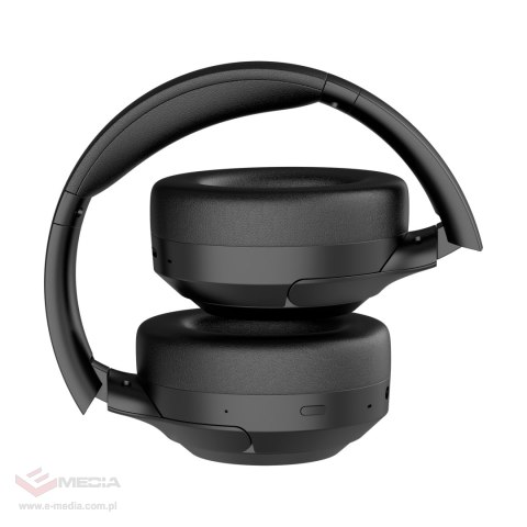 Bezprzewodowe słuchawki nauszne z ANC , Kruger&Matz F8A , czarne