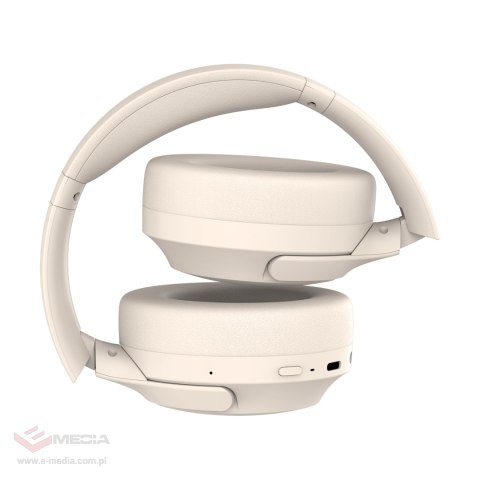 Bezprzewodowe słuchawki nauszne z ANC , Kruger&Matz Street 4 , beżowe
