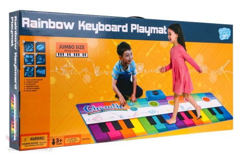 Duża Mata Muzyczna Super Kolorowy Keyboard