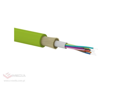Kabel światłowodowy OM5 B2ca U-DQ(ZN)BH uniwersalny trudnopalny "FireHardy" MM 8G 50/125 LSOH ALANTEC
