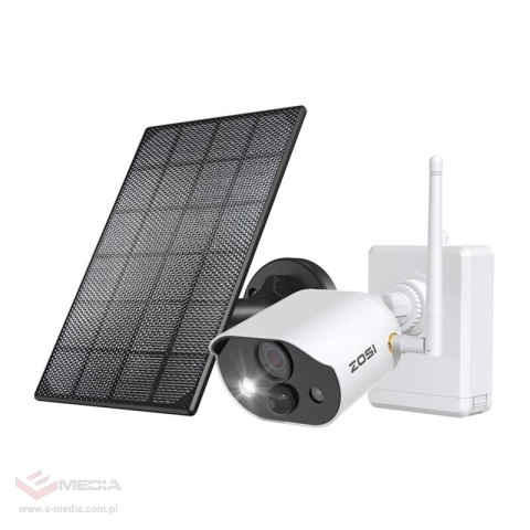 Kamera zewnętrzna IP z panelem solarnym ZOSI C306Pro WiFi 3MP IP66
