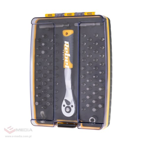 Klucz grzechotka + 80 bitów zestaw Rebel