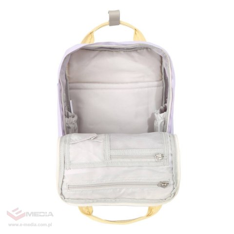 Plecak na laptopa 14'' Himawari 194L (fioletowo-piaskowy)