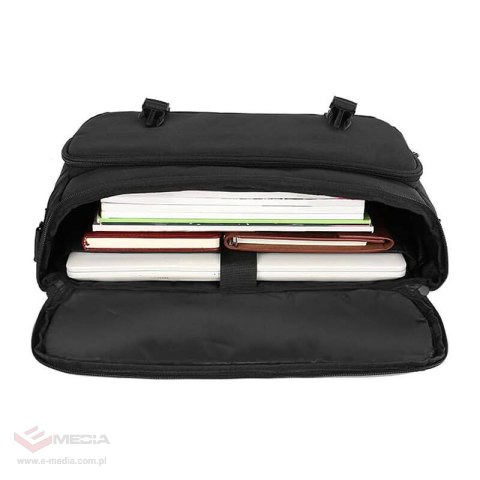 Torba biznesowa na laptopa / dokumenty 15.6'' Matein 1194 Czarna
