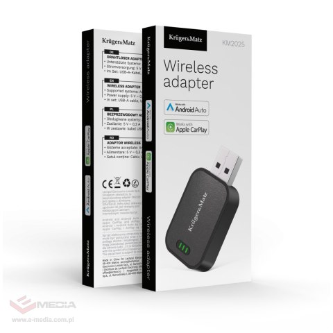 Adapter bezprzewodowy CarPlay - Android Auto HL-CP03