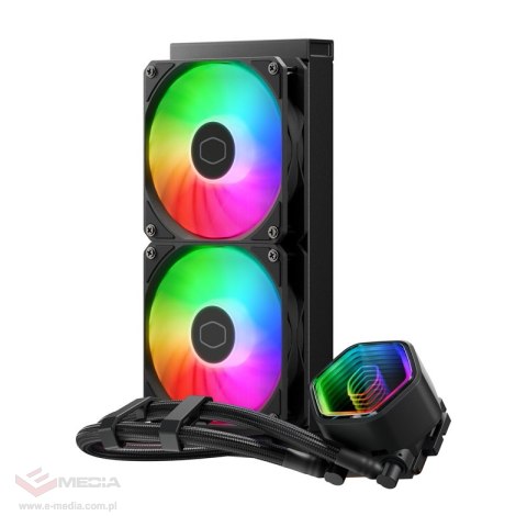Chłodzenie wodne Cooler Master MasterLiquid 240 Core II ARGB (czarny)