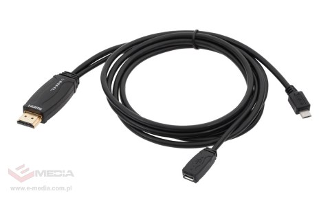 Kabel MHL wtyk HDMI-micro USB 1.5M