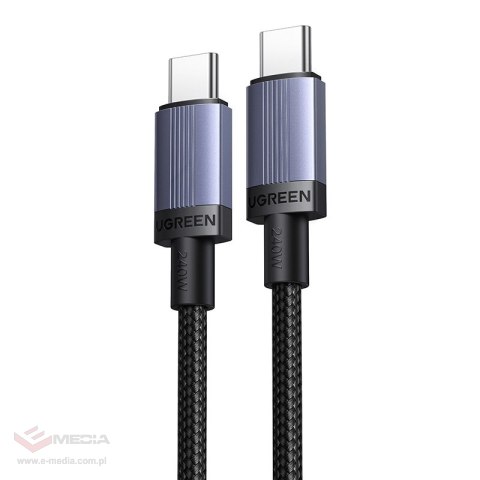 Kabel USB-C do USB-C Ugreen L528, 100 W, 1m (szary)