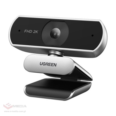 Kamera internetowa Ugreen CM825 USB, 2K, 30FPS (szara)