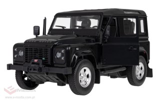 Land Rover Defender czarny RASTAR model 1:14 Zdalnie sterowanie auto + Pilot 2,4 GHz + Ręcznie otwierane drzwi
