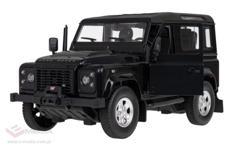 Land Rover Defender czarny RASTAR model 1:14 Zdalnie sterowanie auto + Pilot 2,4 GHz + Ręcznie otwierane drzwi