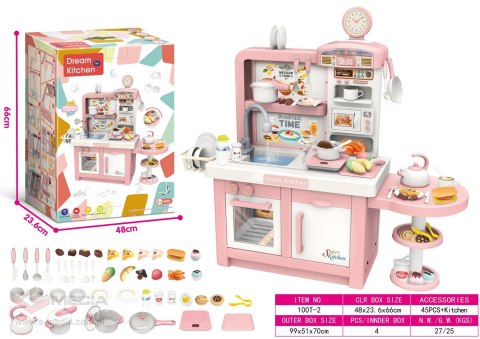 MEGA Kuchnia Różowa + Akcesoria