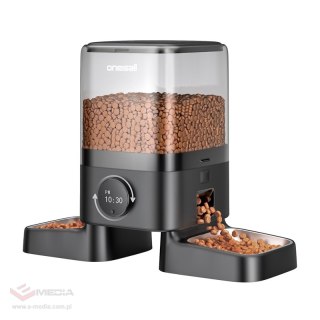 Podwójny Inteligentny dozownik karmy 5L Oneisall PF09