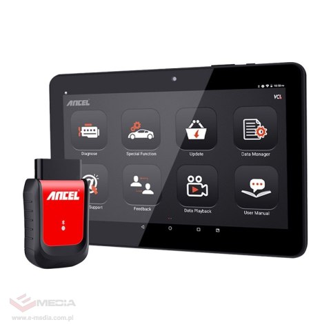 Profesjonalny samochodowy skaner diagnostyczny OBD2 Ancel X6