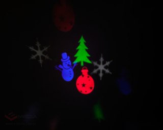 Projektor LED - wielokolorowy
