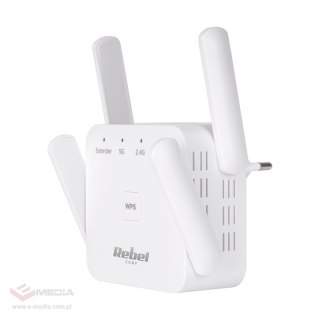 Repeater - wzmacniacz sieci bezprzewodowej 2.4+5 GHz Rebel