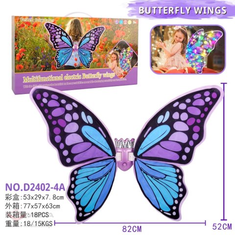 Skrzydła Motyla Fioletowe
