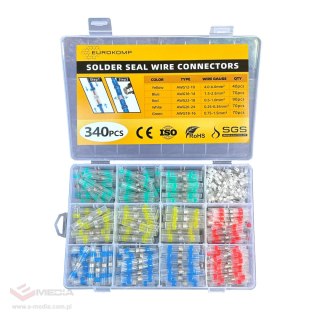 Szybkozłączki z cyną 340 szt.