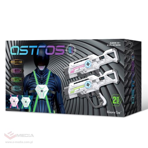 Zestaw Pistoletów Laserowych + Kamizelki