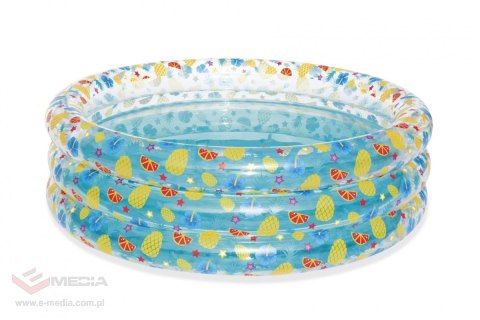 Basen ogrodowy dla dzieci 170x53cm Tropical BESTWAY + Łatka naprawcza
