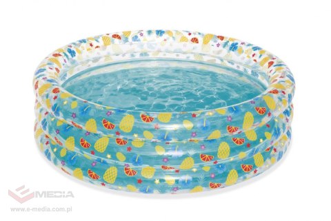 Basen ogrodowy dla dzieci 170x53cm Tropical BESTWAY + Łatka naprawcza