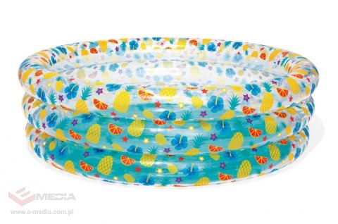 Basen ogrodowy dla dzieci 170x53cm Tropical BESTWAY + Łatka naprawcza