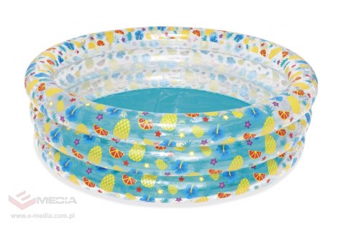 Basen ogrodowy dla dzieci 170x53cm Tropical BESTWAY + Łatka naprawcza