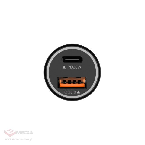 Ładowarka samochodowa 38W Kruger&Matz z funkcjami Power Dedlivery oraz Quick Charge