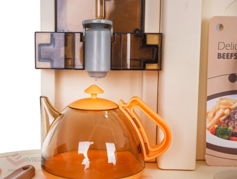 MEGA Kuchnia z Funkcją Świateł, Dźwięku i Pary + Akcesoria Beżowa