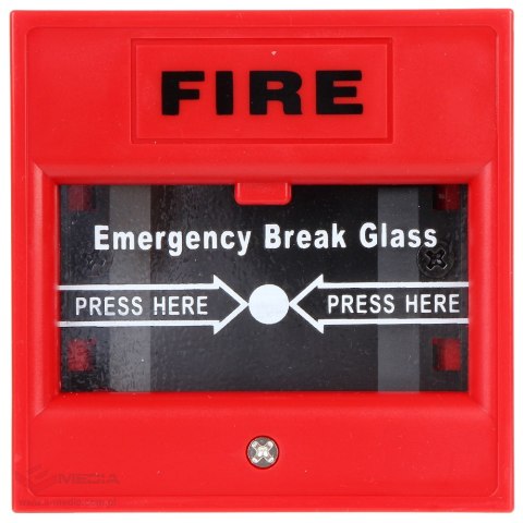 PRZYCISK SYGNALIZACJI POŻARU DS-K7PEB(RED) Hikvision