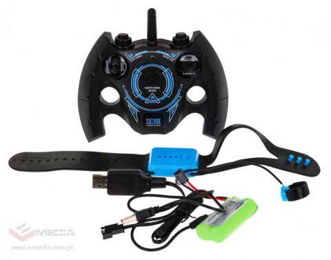 Pojazd kaskaderski dla dzieci 6+ Sterowanie ręką lub pilotem Model 1:16 + Dźwięki Światła