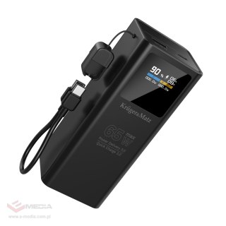 PowerBank Kruger&Matz 20000 mAh Li-ion 65W z funkcją QC oraz PD